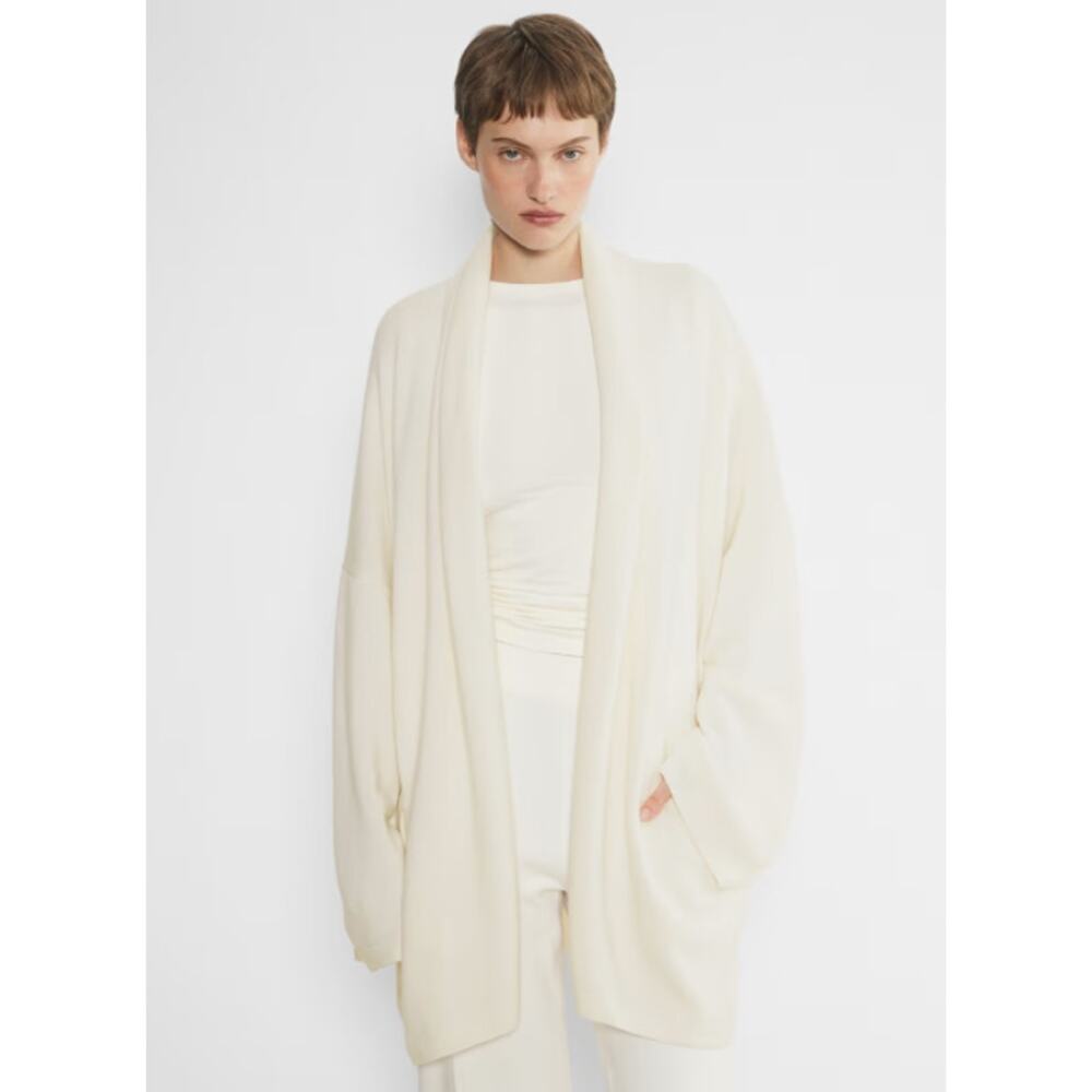 Aritzia The Group Babaton 100% Wool Nook Cardigan Open Front Oversized Sweater